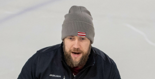 FOTO: Latvijas U-18 hokeja izlases treniņš