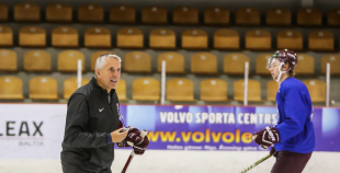 Latvijas hokeja izlase aizvada pirmo treniņu pirms gaidāmā turnīra Francijā