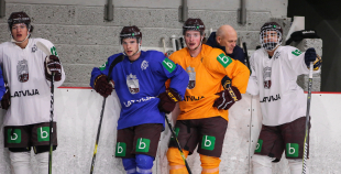 FOTO: Latvijas nacionālās izlases treniņš