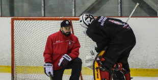 Latvijas izlases treniņš pirms došanās uz Franciju 