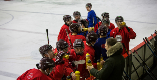 FOTO: Latvijas U-20 izlases treniņš (03.12)