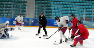 FOTO: Latvijas trīs pret trīs izlase aizvada treniņu Dienvidkorejā!