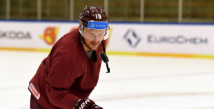 FOTO: Latvijas izlases treniņš (07.05.2018)