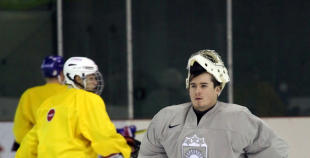 Latvijas U20 hokeja izlases treniņš