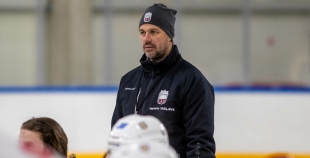 FOTO: Latvijas U-18 hokeja izlases treniņš