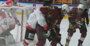 FOTO: Latvija U18 - Austrija U18 (4:3 p.m.)