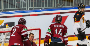 FOTO: Latvija - Vācija 3:1