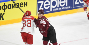 PČ: Latvija - Dānija 3:0