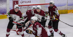 FOTO: Latvija U-18 - Latvijas U20 B komanda 2:1