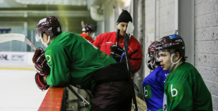 FOTO: Latvijas izlases treniņš pirms došanās uz Dāniju