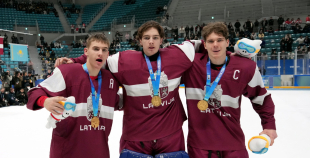 Latvijas 3x3 hokeja izlasei zelta medaļas!