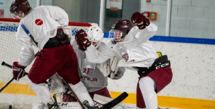 FOTO: Latvijas U-20 valstsvienība turpina gatavoties pasaules čempionātam