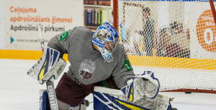 Latvijas hokeja izlase “Akropoles” ledus arēnā aizvadījusi pēdējo treniņu pirms došanās uz pasaules čempionātu 