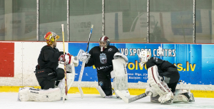 Latvijas hokeja izlases treniņš 24.03.2017.