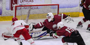 FOTO: Latvija U-18 - Baltkrievija U18 2:5