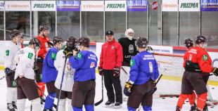 FOTO: Latvijas nacionālās izlases treniņš