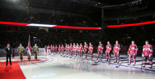 FOTO: Latvija - Kanāda 0:2 