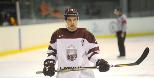 FOTO: Latvijas U-20 izlase turnīrā Ventspilī cieš neveiksmi (1:4) arī pret baltkrieviem 