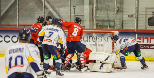 "Zemgale/LLU" pārliecinoši uzvar HS "Rīga", "Kurbads" izrauj uzvaru pret "Prizma"