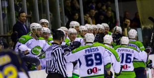 Virslīga: 4. finālspēle: HK Kurbads - HK Mogo 7:4