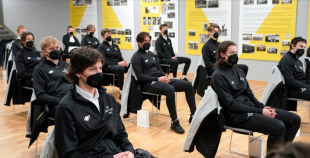 FOTO: Paziņo Latvijas izlases sastāvu un karognesēju Jaunatnes olimpiādei