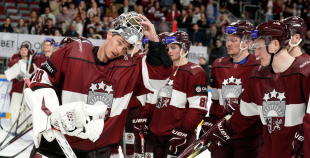 Latvijas izlase pirmajā spēlē atzīst Norvēģijas pārākumu