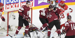 PČ: Latvija - Dānija 3:0