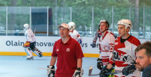 Latvijas inline hokeja izlase aizvada pirmo treniņu 