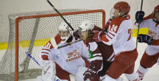 FOTO: Latvija U-16 - Dānija U-16 5:2