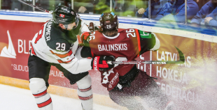 FOTO: Latvija - Kanāda 0:2 
