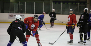 FOTO: U-20 izlases pirmais treniņš pirms novembra turnīra Ventspilī 