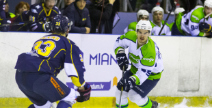 Virslīga: 4. finālspēle: HK Kurbads - HK Mogo 7:4