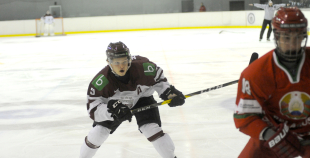 FOTO: Latvijas U-20 izlase turnīrā Ventspilī cieš neveiksmi (1:4) arī pret baltkrieviem 