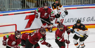 FOTO: Latvija - Vācija 3:1