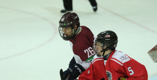 FOTO: Latvija U-18 - Austrija U-18 (4:0)