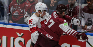 Latvijas izlase lieliski cīnās, taču mača izskaņā piekāpjas Šveicei