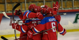 FOTO: Latvija U18 - Krievija U-18 3:4 (p.m.)