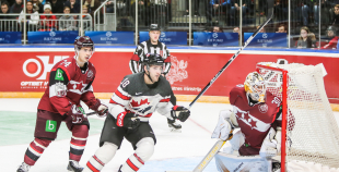 FOTO: Latvija - Kanāda 0:2 