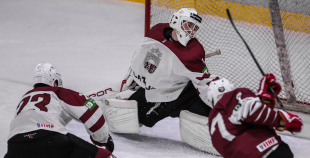 FOTO: Latvija U-18 - Latvijas U20 B komanda 2:1
