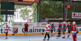 Latvijas inline hokeja izlase aizvada pirmo treniņu 