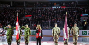 FOTO: Latvija - Kanāda 0:2 