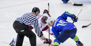 FOTO: Latvija - Slovēnija 9:1