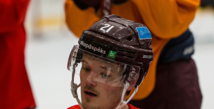 Latvijas hokeja izlase “Akropoles” ledus arēnā aizvadījusi pēdējo treniņu pirms došanās uz pasaules čempionātu 