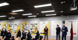 FOTO: Paziņo Latvijas izlases sastāvu un karognesēju Jaunatnes olimpiādei