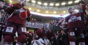 Latvijas izlase pirmajā spēlē atzīst Norvēģijas pārākumu