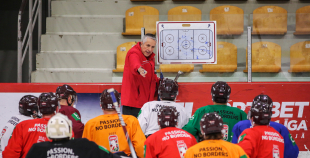 FOTO: Latvijas nacionālās izlases treniņš