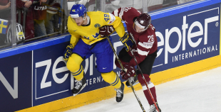 PČ: Latvja - Zviedrija 0:2