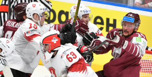FOTO: Latvija - Šveice 1:3