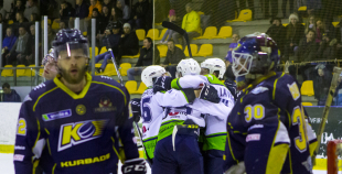 Virslīga: 4. finālspēle: HK Kurbads - HK Mogo 7:4