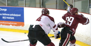 Latvijas hokeja izlases treniņš 24.03.2017.